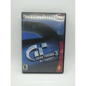Gran Turismo 3 A-Spec PlayStation 2 PS2 Black Label